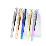 EYELASH TWEEZERS STAINLESS STEEL