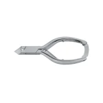 Toe Nail Cutter Moon Shaped With Back Lock Stainless Steel